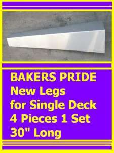 New Oven Legs 4 pcs 1set for fit Bakers Pride Double Deck Pizza Oven 