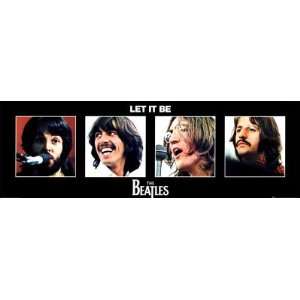  The Beatles  Let It Be Poster Print, 36x12 College Poster 
