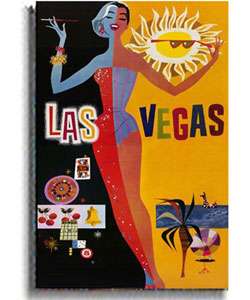 Las Vegas Stretched Canvas Art  Overstock