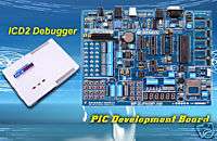 PIC ICD2 +QL200 Development board +many chip+2 LCD+SD+.  