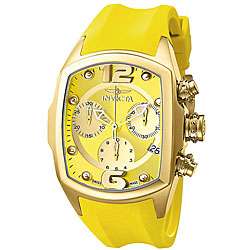 Invicta Womens Lupah Revolution Chronograph Yellow Watch  Overstock 