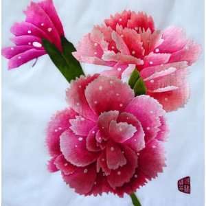 Chinese Silk Embroidery Wall Decor Flower