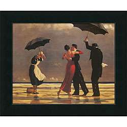 Jack Vettriano The Singing Butler Framed Canvas Art  Overstock