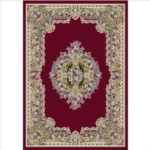   Signature Carved Aubusson Brick Rug Size: 78 x 109 Home & Kitchen