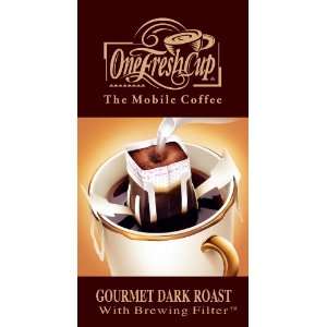 One Fresh Cup Gourmet Dark Roast, 12 Count Single Serve
