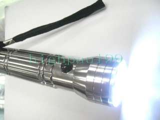 Product 16 LED 3 AAA Battery Stainless Steel Flashlight UV Torch