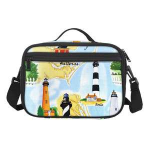 Outer Banks Lighthouses INSULATED Lunch Box COOLER BAG 763922935033 