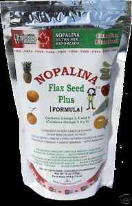 2PK Nopalina Flax Seed Plus Linaza   16oz Weight Loss  