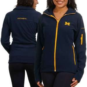  Columbia Michigan Wolverines Give and Go Full Zip Womens 