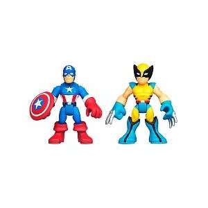 Marvel Super Hero Adventures Mini Figure 2Pack Captain America 