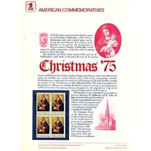   Ghirlandaios La Madonna Issued for Christmas 1975 