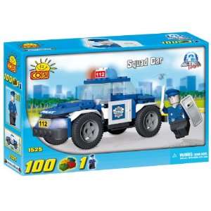  Cobi 1525 POLICE SQUAD CAR 100pcs: Toys & Games