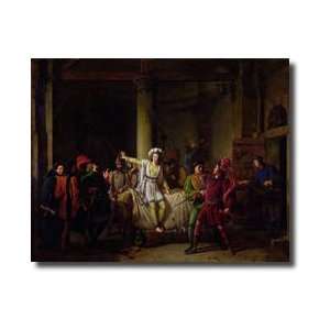   Joan Of Arc c141231 In Rouen Prison 1819 Giclee Print