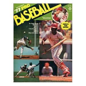 Sparky Anderson Unsigned 1977 Pro Baseball Magazine  
