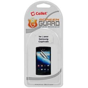 Screen Guard Protector Transparent For Samsung Captivate 