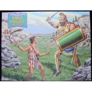  David and Goliath 100 Piece Bible Puzzle Toys & Games