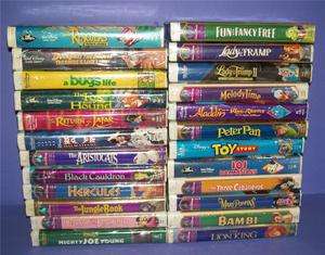   SEALED Disney VHS Video Movies Children & Family   