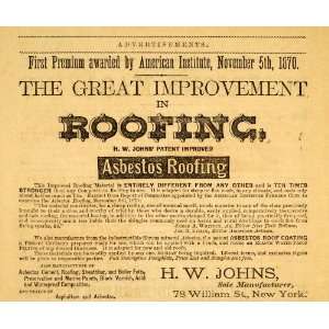   Roofing American Institute Award Construction   Original Print Ad