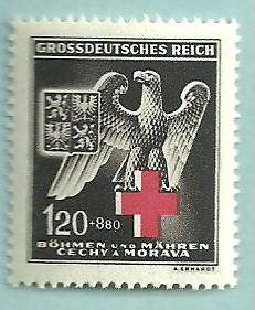   * German * Nazi * Stamp ** Adolf Hitler & Swastika Postmark ** Rare