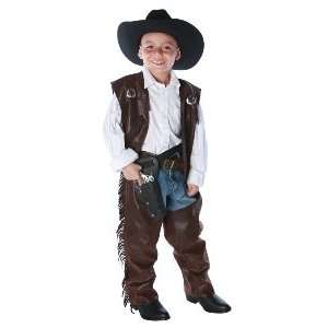  Cowboy Chaps Vest Child Medium Costume: Toys & Games