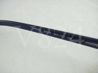 PRADA VPR 61L Eyeglass 61L Gun Blue VPR61L 5AV 1O1 52MM  