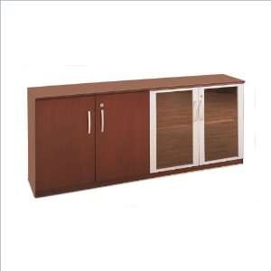  All Wood,Golden Cherry Mayline Napoli Low Wall Cabinet 