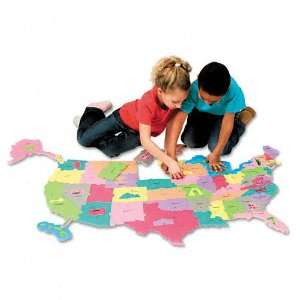  Creativity Street® Wonderfoam Giant U.S.A Puzzle Map, 73 