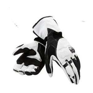  DAINESE RS4 LEATHER GLOVES WHITE/BLACK 2XL: Automotive