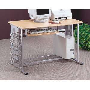  The Simple Stores Casual Contemporary Computer Desk with 