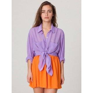 American Apparel Sleeveless Lawn Button Up Clothing
