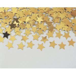  Gold Star Confetti   Metallic