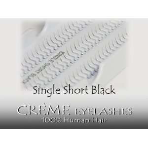 Creme Fashion Eye Lashes Flare (Single Short)   90 Eyelashes per Pack 