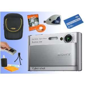  Sony DSC T70 (Silver) Digital Camera Kit 1GB Pro DUO 