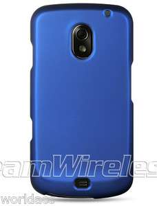 LG myTouch Q (SLIDE PHONE) C800 4G T Mobile Hard Case Blue Rubberized 