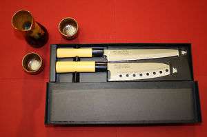 PRO LINE Traditional Sushi Chef Knife Set. 2 Knives  