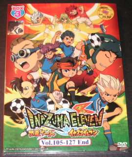 DVD Inazuma Eleven Vol. 105 – 127 End  