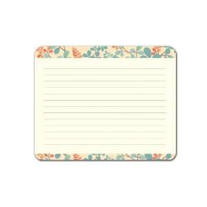  Studio Oh Blue and Orange Spring Leaves Memo Pad   Small 