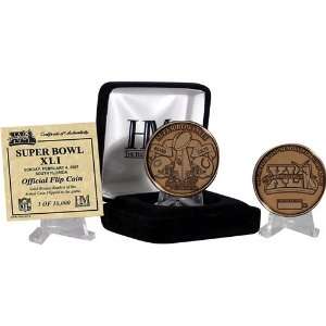  Highland Mint Super Bowl XLI Bronze Game Coin Sports 