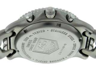   Heuer Professional CG1110 0 Quartz Chronograph Date 38mm Watch  