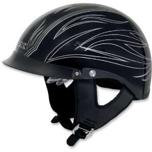  AFX FX 200 Pinstripe Helmet   Medium/Black w/ Silver Pin 