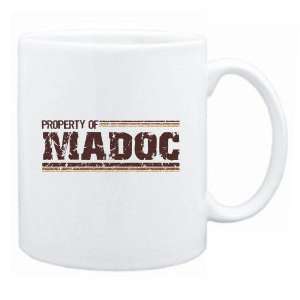  New  Property Of Madoc Retro  Mug Name