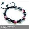   white Bracelet by Swarovski Crystal Disco Ball Charm Beads  