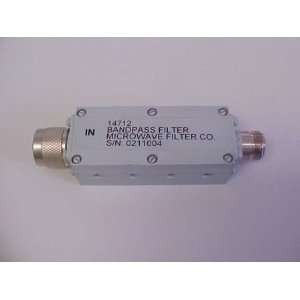  MICROWAVE FILTER CO BANDPASS FILTER 14712 N FEMALE TO N MALE (USED 