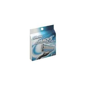  Gillette Mach 3 Turbo Cartridges 8 ct: Health & Personal 