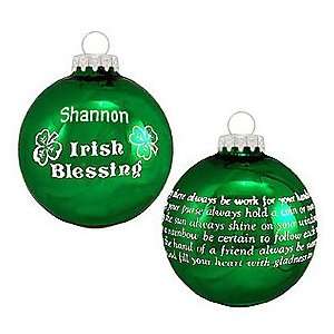  Personalized Irish Blessing Ornament