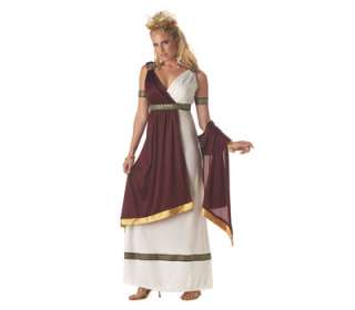 NEW Roman Empress Greek Goddess Adult Women Girls Halloween Costume S 