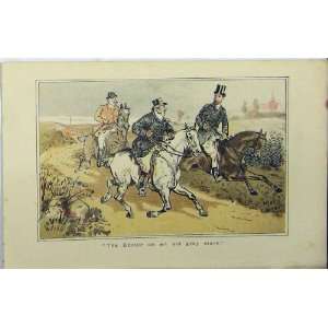  Hunting Horses Doctor Grey Mare C1850 Colour Print: Home 