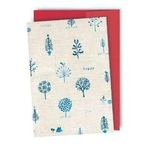    Mara Mi Boxed Holiday Cards, Blue Tree, 10 Count: Home & Kitchen