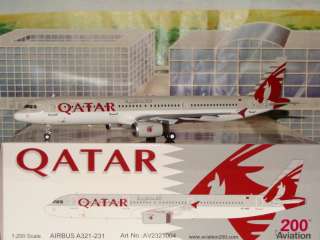 Aviation 200 Qatar Airbus A321 A7 ADZ  