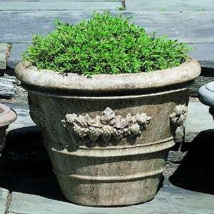  Acorn Large Cast Stone Planters: Patio, Lawn & Garden